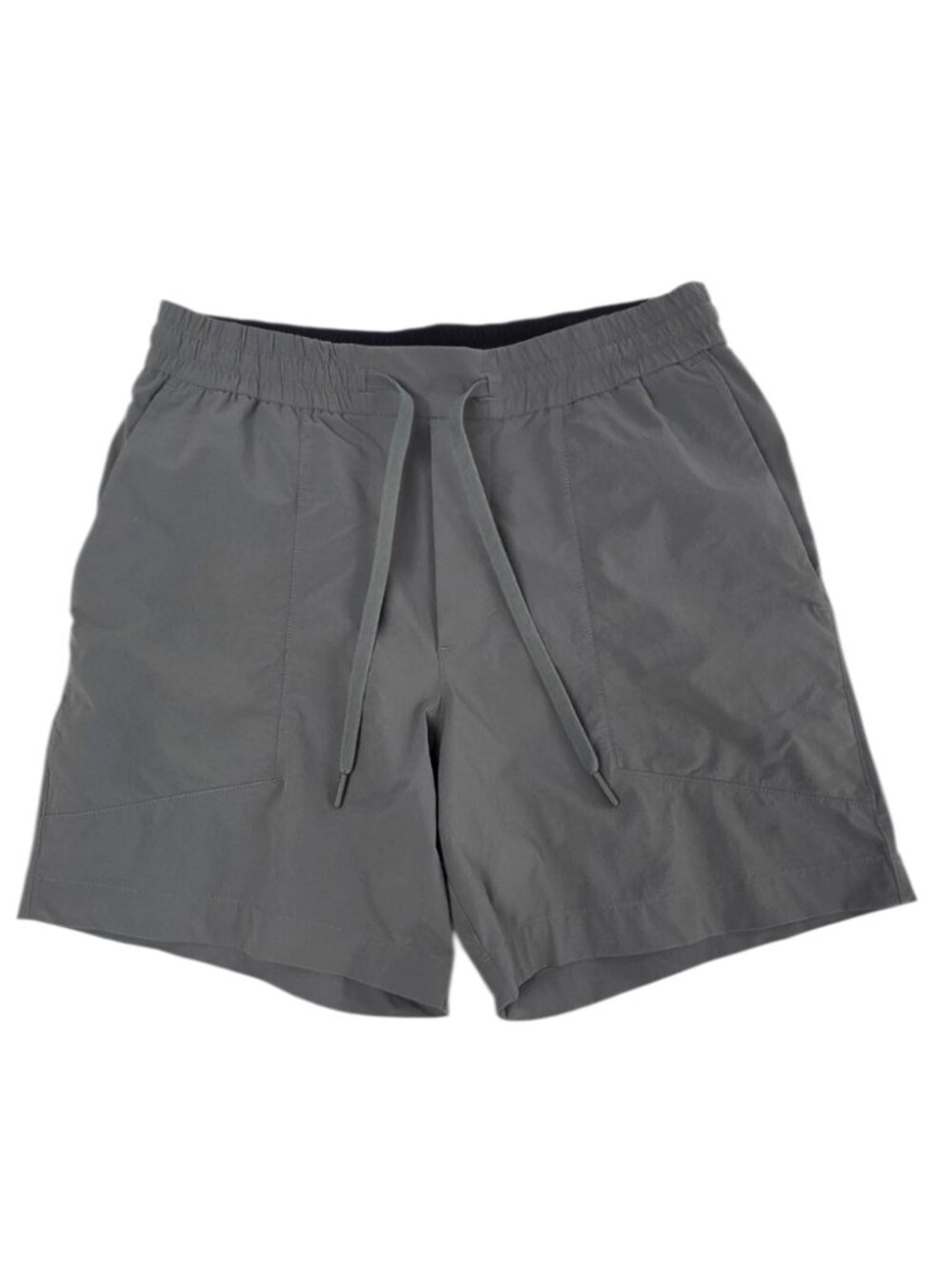 Lululemon Mens Bowline Short, Stretch Ripstop Grey Sage, Water Repellent, Size S